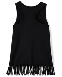 Girls Graphic Fringe Tank Top
