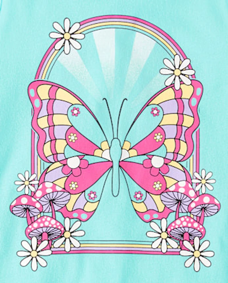 Girls Graphic Fringe Tank Top