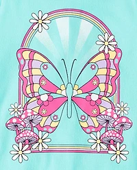 Girls Graphic Fringe Tank Top