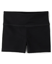 Girls Quick Dry High Rise Bike Shorts