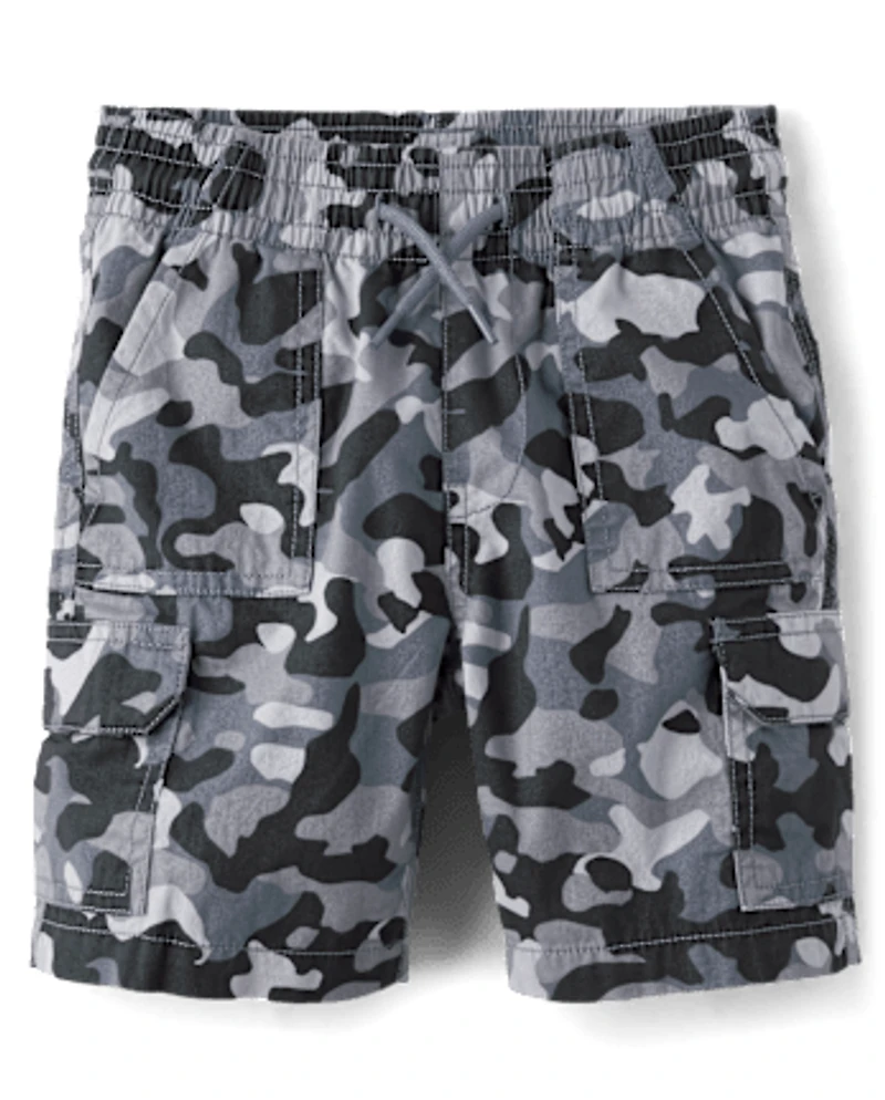 Boys Pull On Cargo Shorts