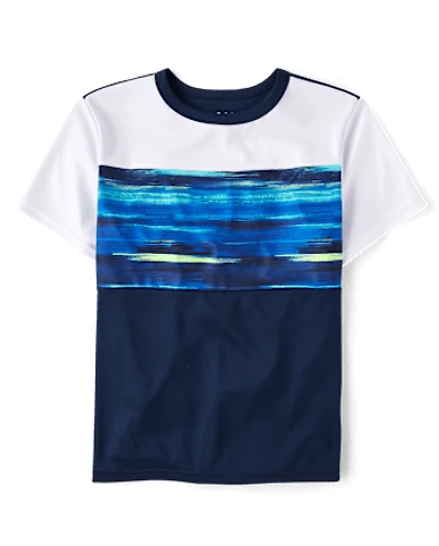 Boys Performance Colorblock Top