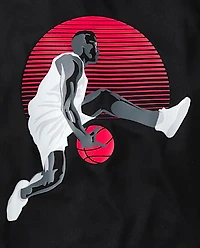 Boys Graphic Performance Top