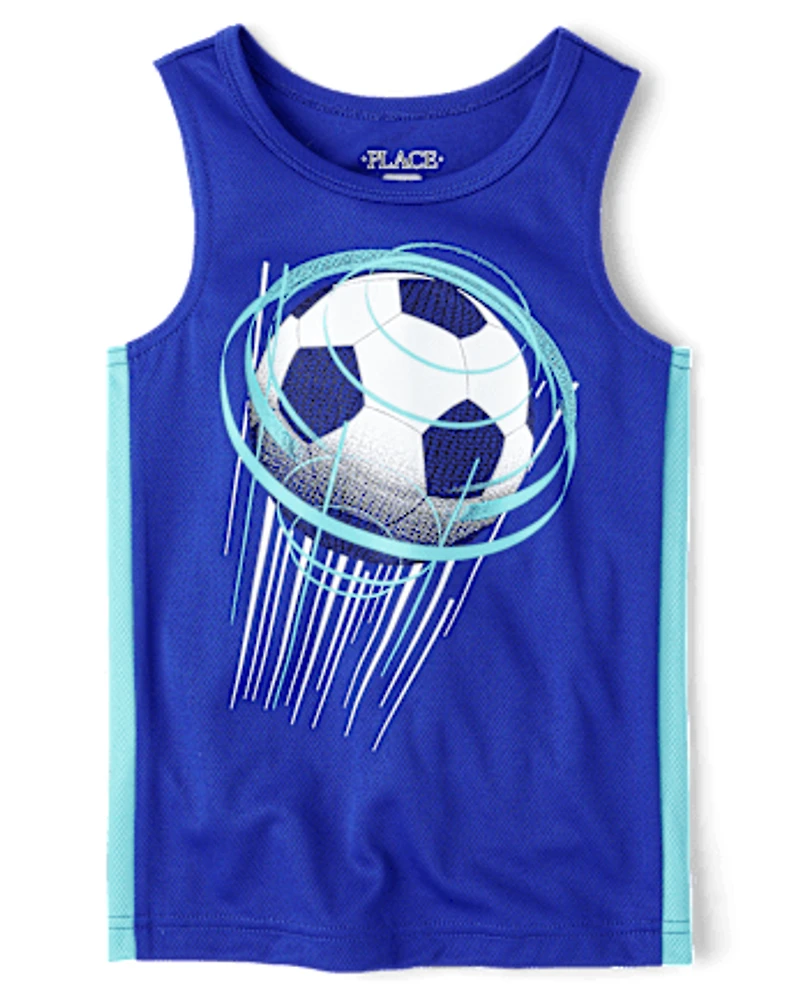 Débardeur musculaire Performance Mesh Soccer pour garçons