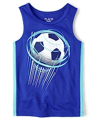 Débardeur musculaire Performance Mesh Soccer pour garçons
