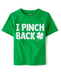 Baby And Toddler St. Patrick's Day I Pinch Back Graphic Tee