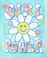 Lot de 4 t-shirts graphiques Positivity pour bébés et petites filles