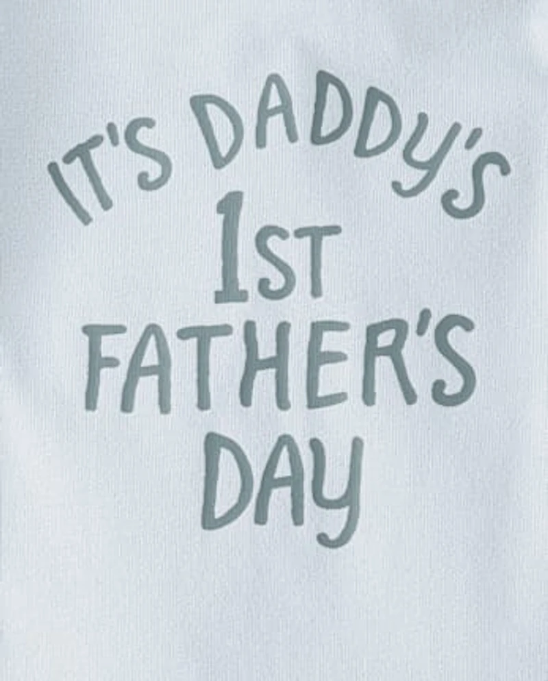 Baby Daddy's First Father's Day Graphic Bodysuit