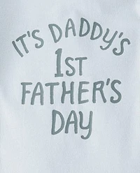 Baby Daddy's First Father's Day Graphic Bodysuit
