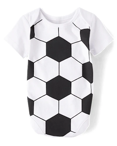 Baby Soccer Ball Graphic Bodysuit