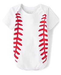 Baby Baseball Graphic Bodysuit