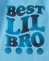 Baby Boys Best Lil Bro Graphic Bodysuit