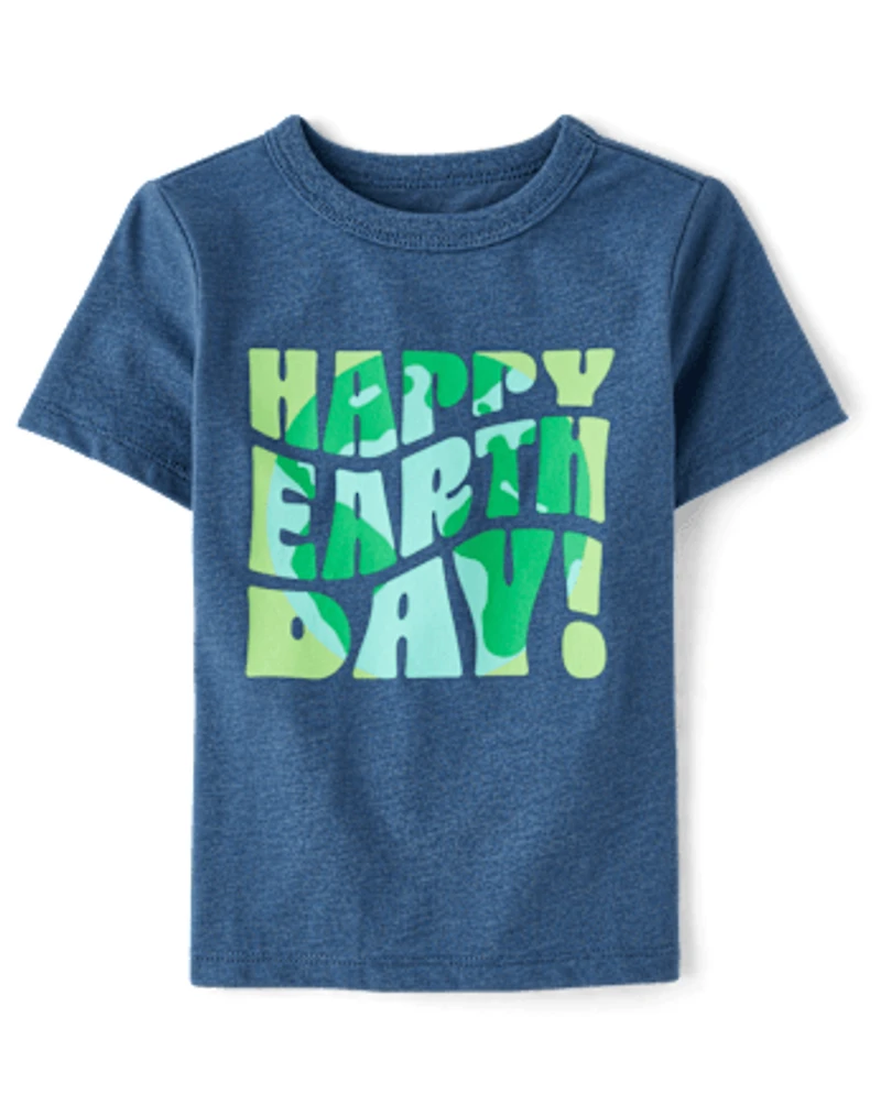 Baby And Toddler Boys Earth Day Graphic Tee