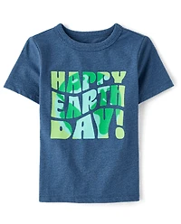 Baby And Toddler Boys Earth Day Graphic Tee