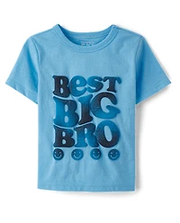 Baby And Toddler Boys Best Big Bro Graphic Tee