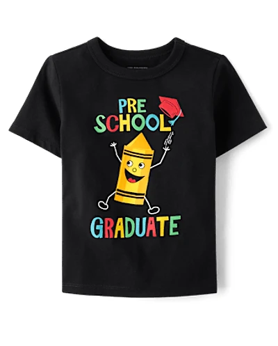 Baby And Toddler Pre-School Graduate Graphic Tee