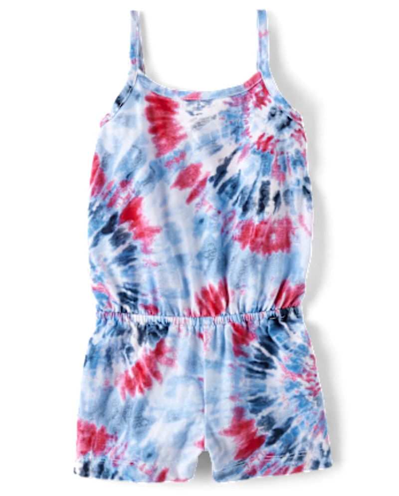 Baby And Toddler Girls Tie Dye Romper
