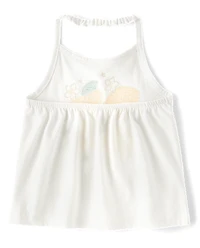 Toddler Girls Graphic Halter Tank Top 2-Pack