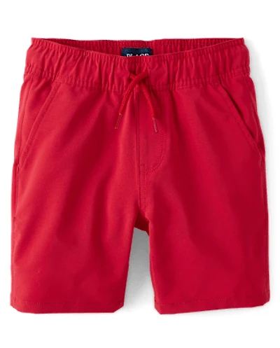 Boys Quick Dry Pull On Jogger Shorts