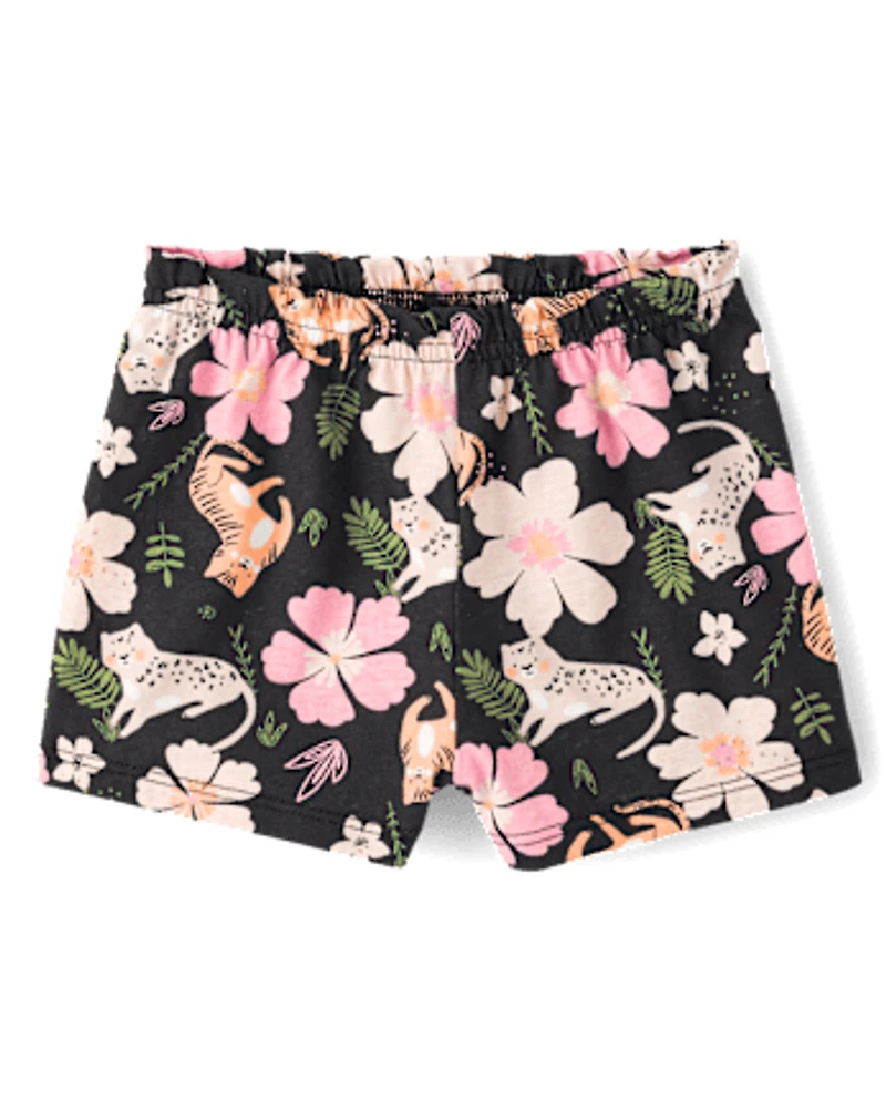 Baby And Toddler Boys Print Pull On Jogger Shorts