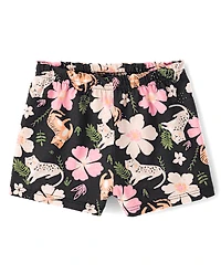 Baby And Toddler Boys Print Pull On Jogger Shorts