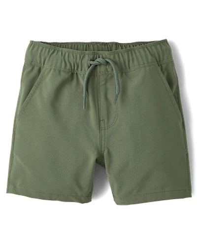 Baby And Toddler Boys Quick Dry Pull On Jogger Shorts