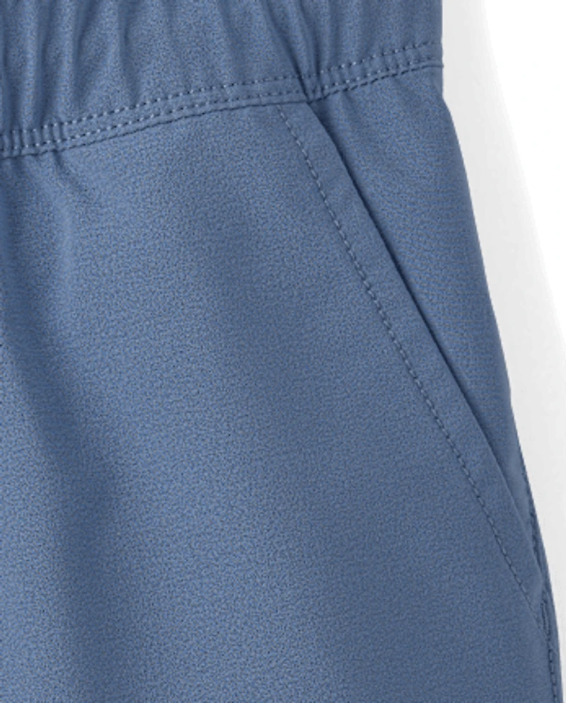 Baby And Toddler Boys Quick Dry Pull On Jogger Shorts
