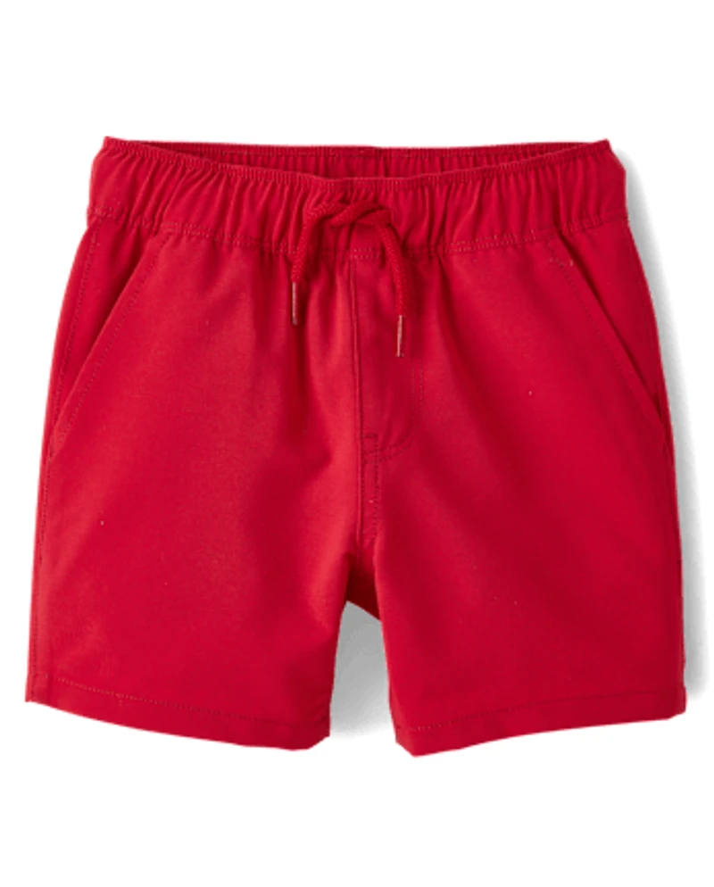 Baby And Toddler Boys Quick Dry Pull On Jogger Shorts