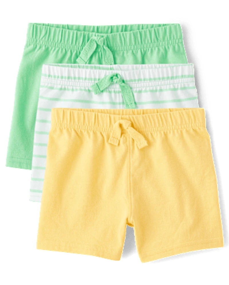 Lot de 3 shorts rayés pour bébé garçon