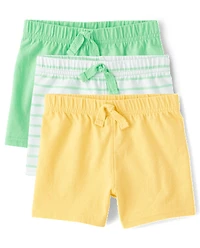 Lot de 3 shorts rayés pour bébé garçon