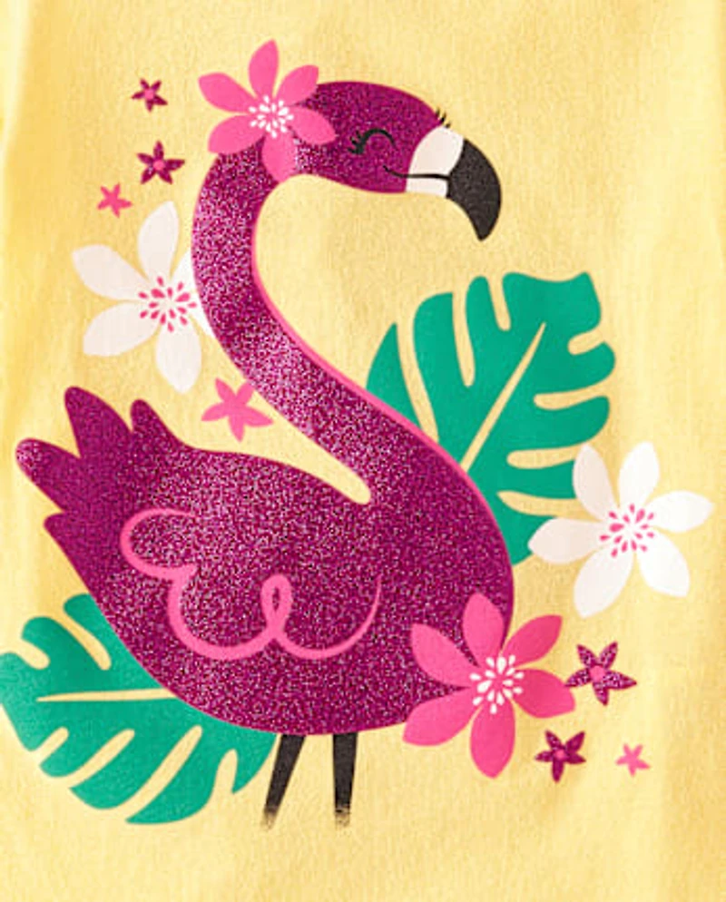 Baby And Toddler Girls Summer Graphic Tee 3-Pack