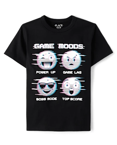 Boys Game Moods Graphic Tee