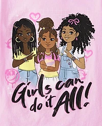 Girls Can Do It All Graphic Tee