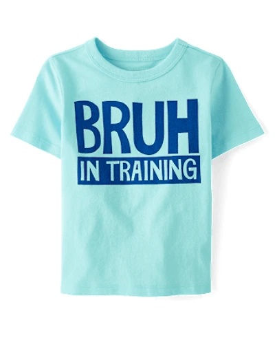 Baby And Toddler Boys Bruh Training Graphic Tee