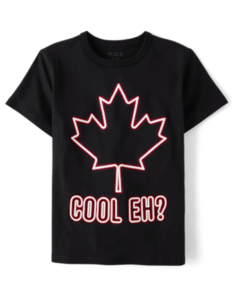 Boys Canada Day Cool Eh Graphic Tee