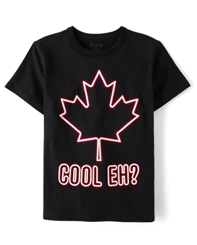 Boys Canada Day Cool Eh Graphic Tee