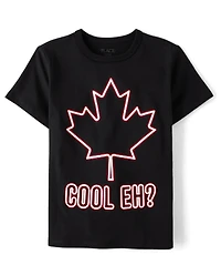 Boys Canada Day Cool Eh Graphic Tee
