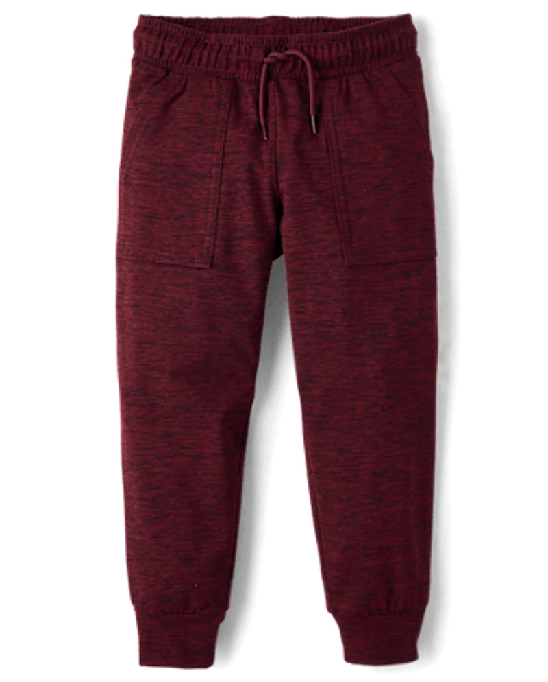 Boys Cozy Active Marl Jogger Pants