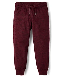 Boys Cozy Active Marl Jogger Pants