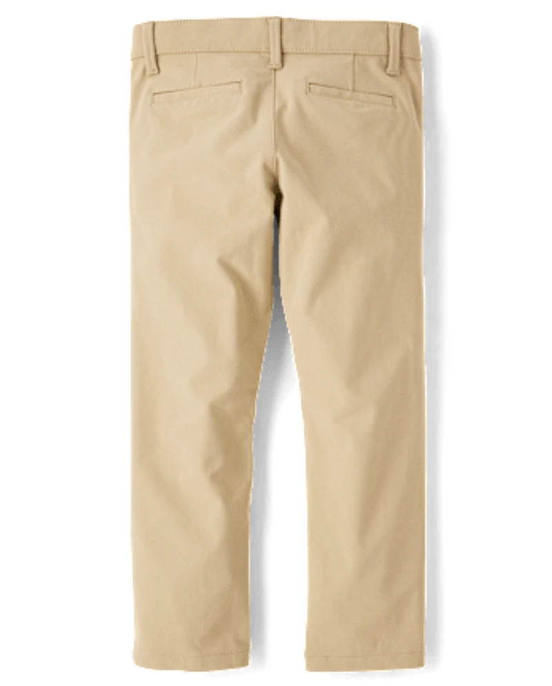 Girls Uniform Quick Dry Skinny Premium Chino Pants