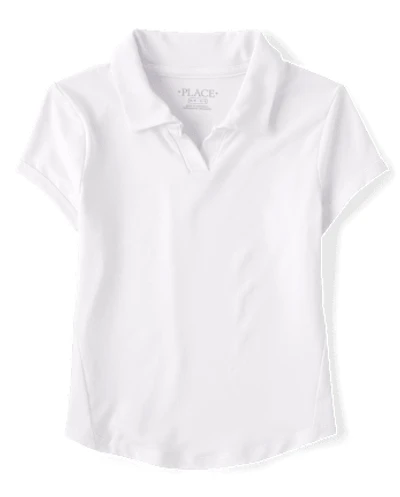 Girls Uniform Stretch Performance Polo