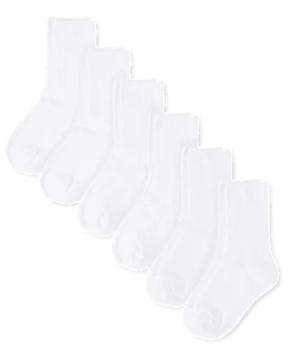Boys Crew Socks 6-Pack