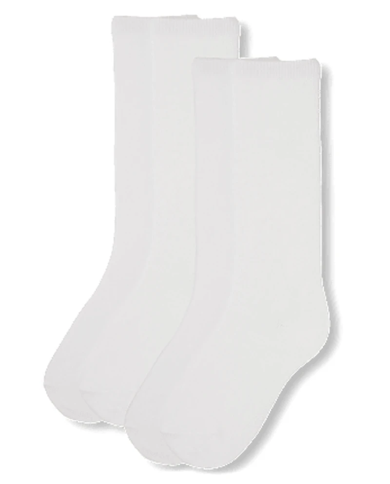Girls Knee Socks 2-Pack