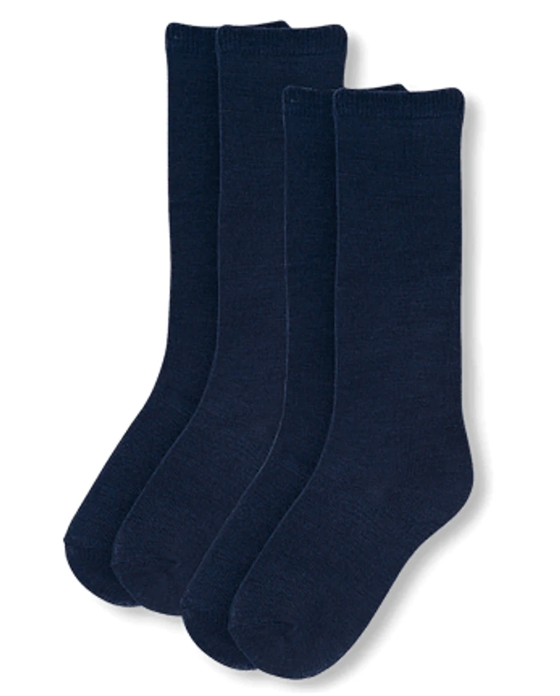 Girls Knee Socks 2-Pack