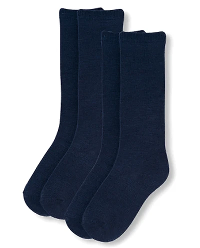 Girls Knee Socks 2-Pack