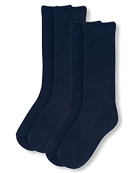 Girls Knee Socks 2-Pack