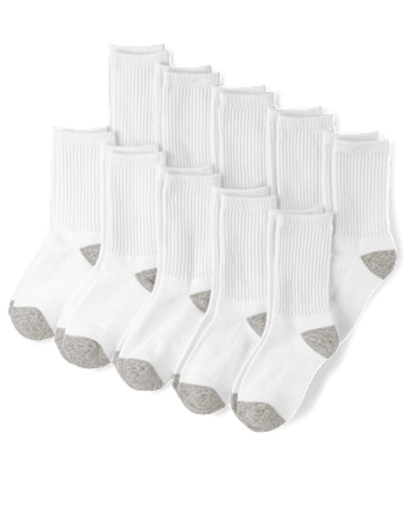 Lot de paires chaussettes mi-mollet rembourrées pour garçon