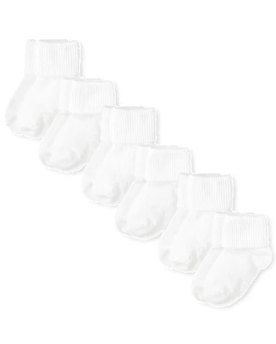 Toddler Turn Cuff Socks 6-Pack