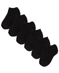 Kids Cushioned Ankle Socks 6-Pack