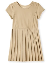 Girls Uniform Quick Dry Pleated Tennis Dress